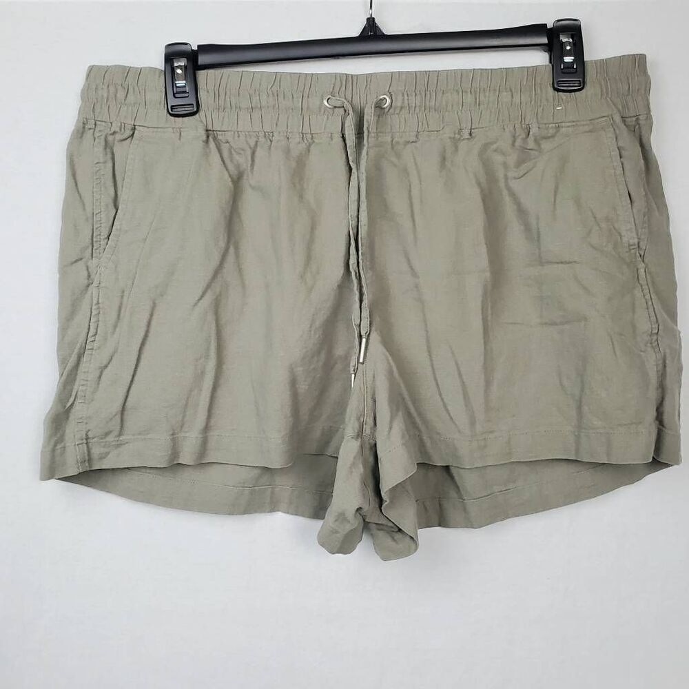🔴Gap XL Olive Green Elastic Waist Pull-on Shorts